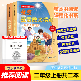 整本书阅读课程化书系.二年级下金波童话散文精选一起长大的玩具快乐读书吧全套加阅读指导手册经典书目小学生课外书