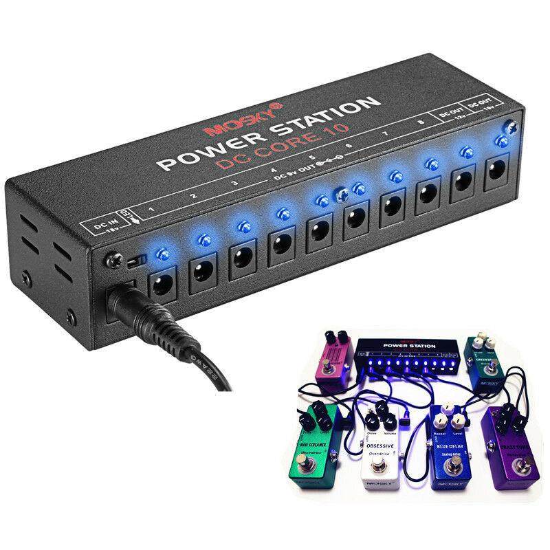 MOSKY多路效果器电源电吉他单块十路10线路9VDC适配器稳定稳压