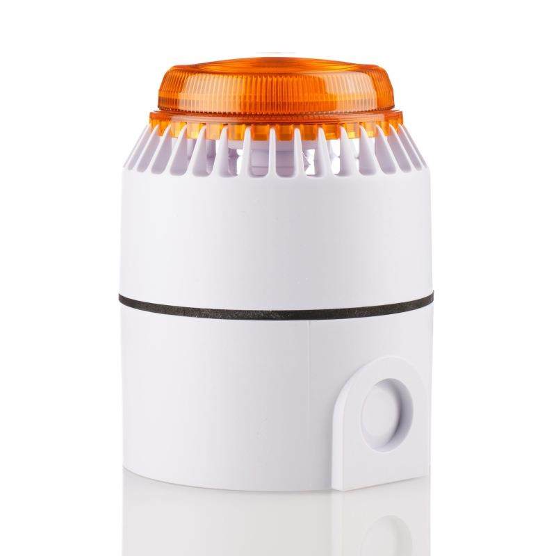 FL/AL/W/DEATON声光报警器白色底座黄色灯罩101dB18-28V直流,节庆用品/礼品,新娘配件,淘宝优惠券,粉丝福利购,淘宝优惠卷