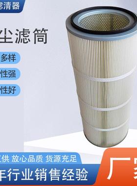 PTFE覆膜聚酯纤维除尘滤筒350x660mm325*660