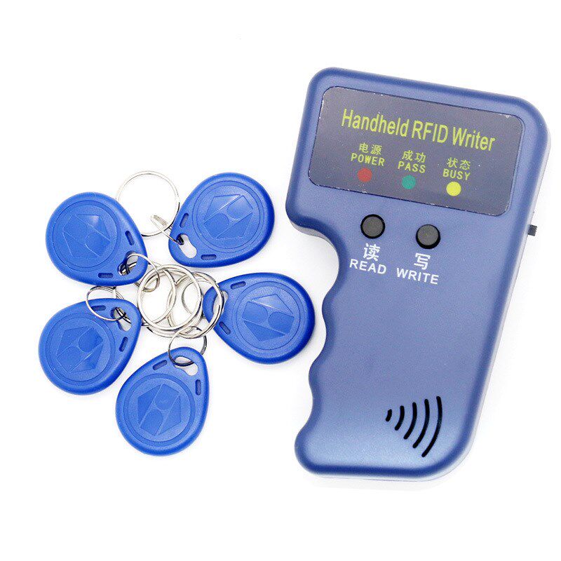 出口ID卡复制器手持式门禁卡125KHz复制机EM RFID智能感应卡T5577