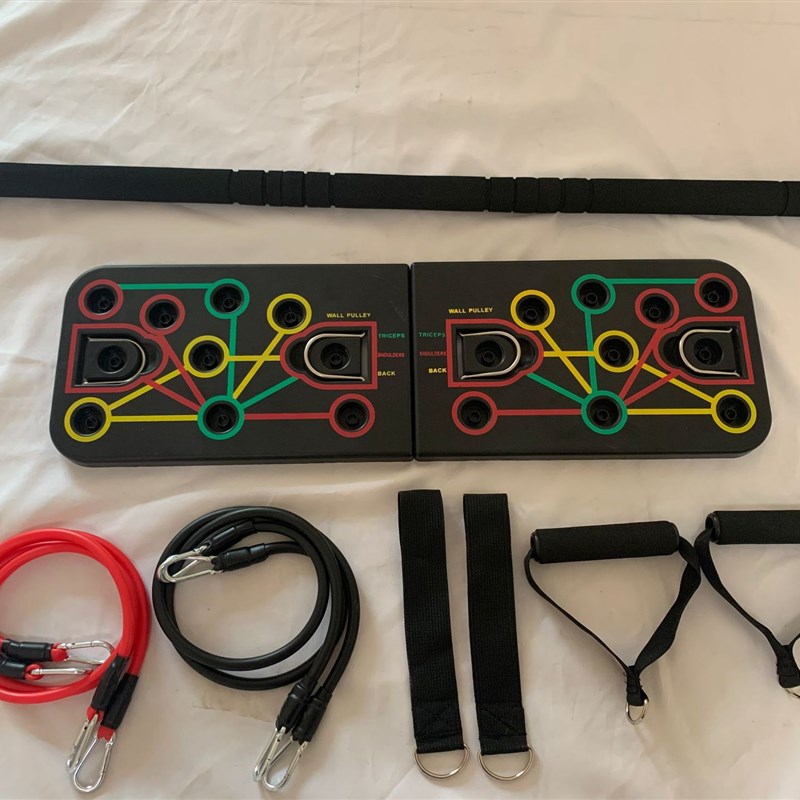 新款多功能俯卧撑板健身组合套装家用健身锻炼胸肌腹肌俯卧撑支架