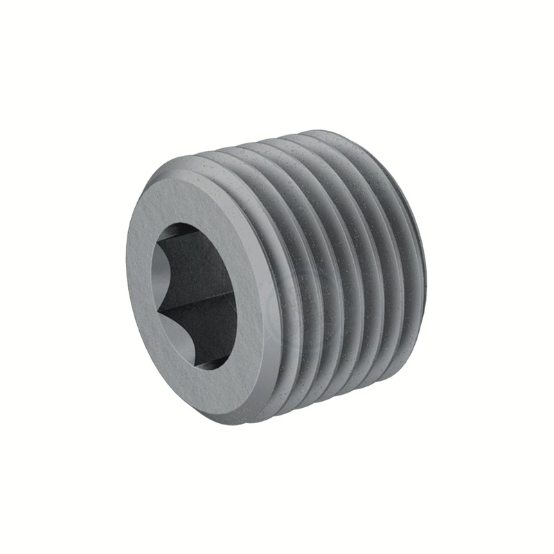 BSPP Male 低压碳钢内六角外丝堵头 118P354