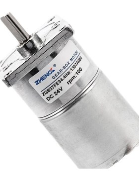 ZGB37FE 正科电机微型可调速方型盖直流减速电机马达大扭矩12V24V