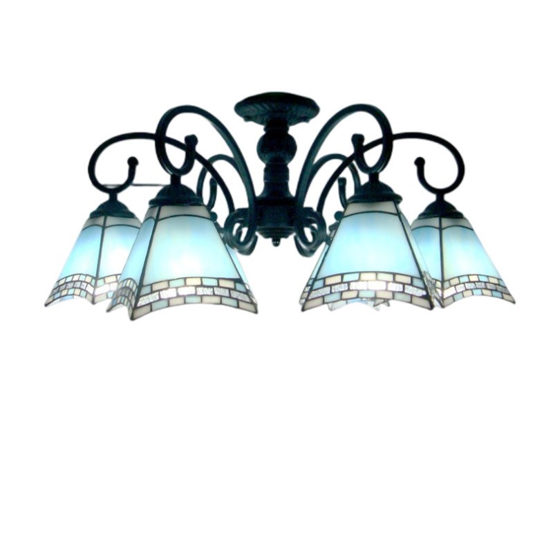 厂家蒂凡尼灯饰地中海客厅餐厅工程灯酒店客房复式楼吊灯