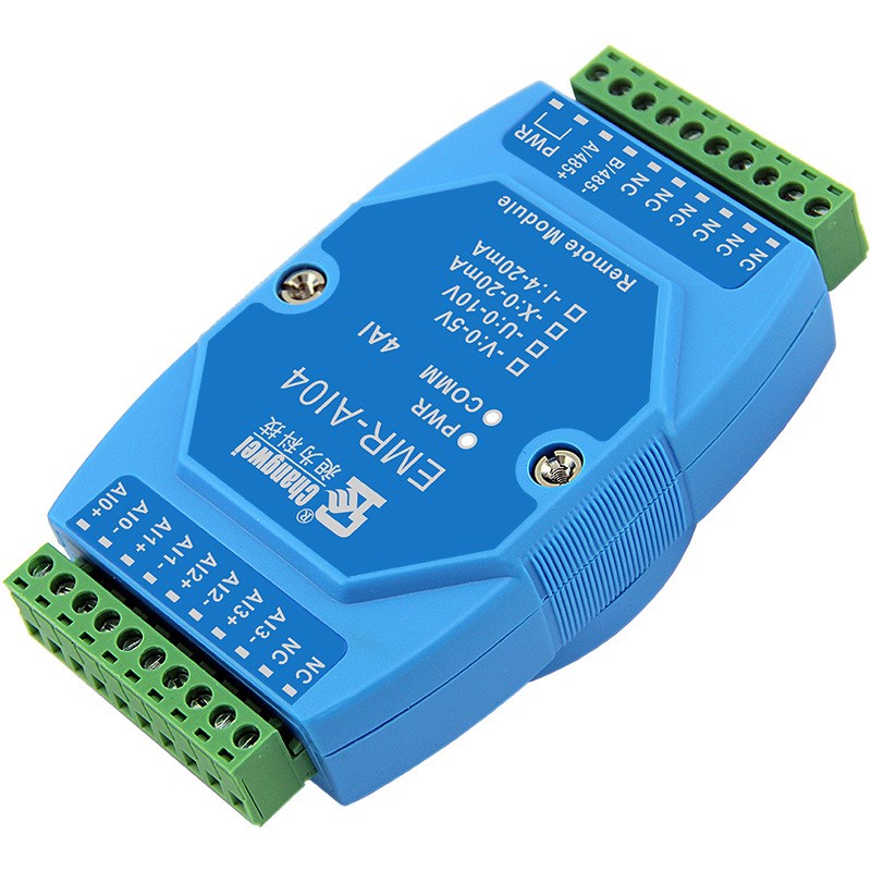 4通道电压信号采集模块 0-10V输入转485 抗干扰能力强 EMR-AI04-U
