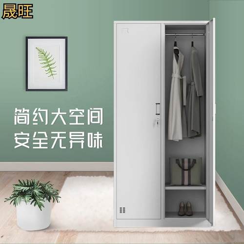 铁质更衣柜宿舍储物柜带锁工厂员工钢制柜学生公寓柜书包柜