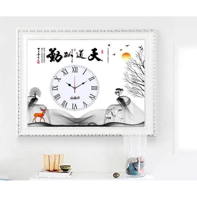 欧式电开表No.5箱装饰画版带钟表推电拉配箱客厅电源关遮挡竖免打