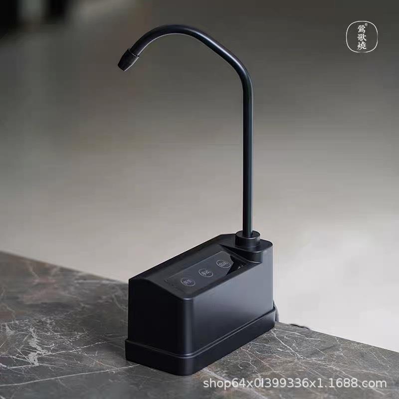 新品莺歌烧上水器电动家用桶装水抽水自动吸水台式小型茶道出水器