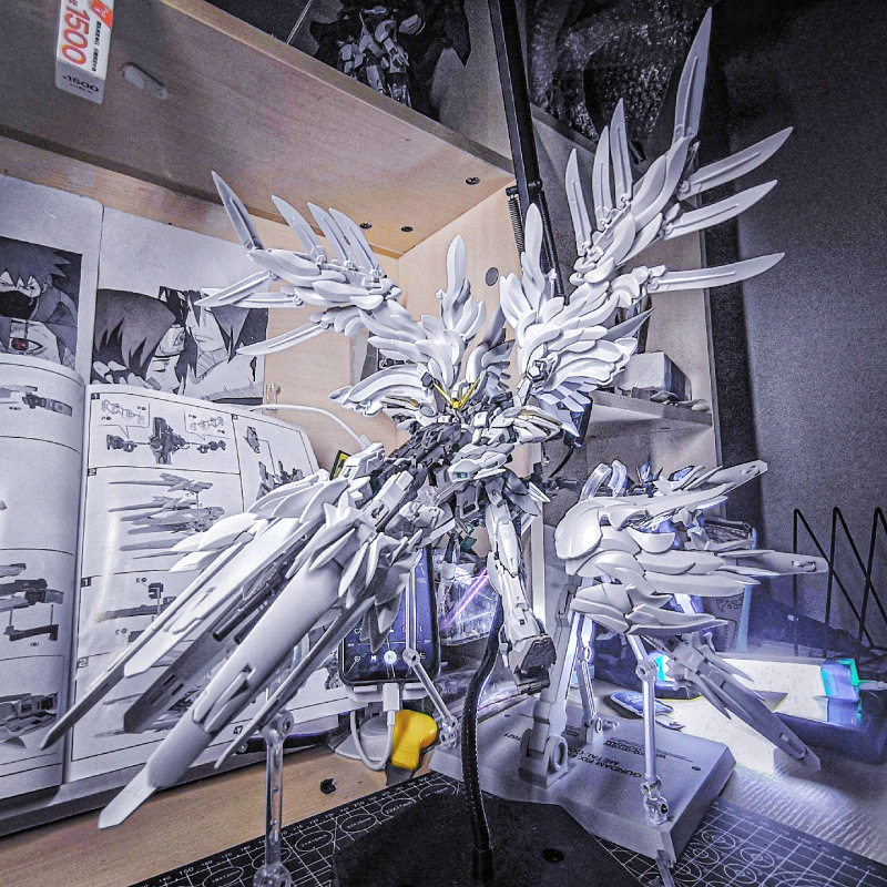 ?高达模型机甲MGEX白雪姬飞翼MB强袭自由巴巴托斯成品拼装玩