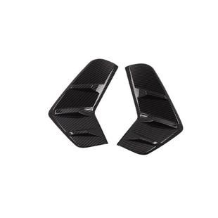 饰件 ABS黑色碳纤纹前雾灯眉装 适用2019款 丰田RAV4普通款