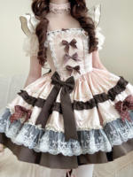 Original genuine product [Caramel milk Cream] Lolita dress Princess dress Cute jsk Lolita Sweet dress thumbnail 5