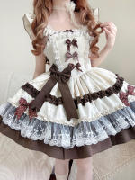Original genuine product [Caramel milk Cream] Lolita dress Princess dress Cute jsk Lolita Sweet dress thumbnail 6