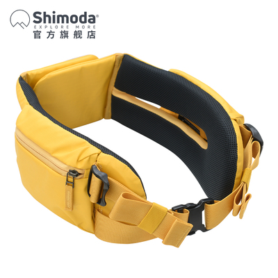 Shimoda摄影包户外旅行相机包附件替换加厚腰带翼铂翼动通用黑黄
