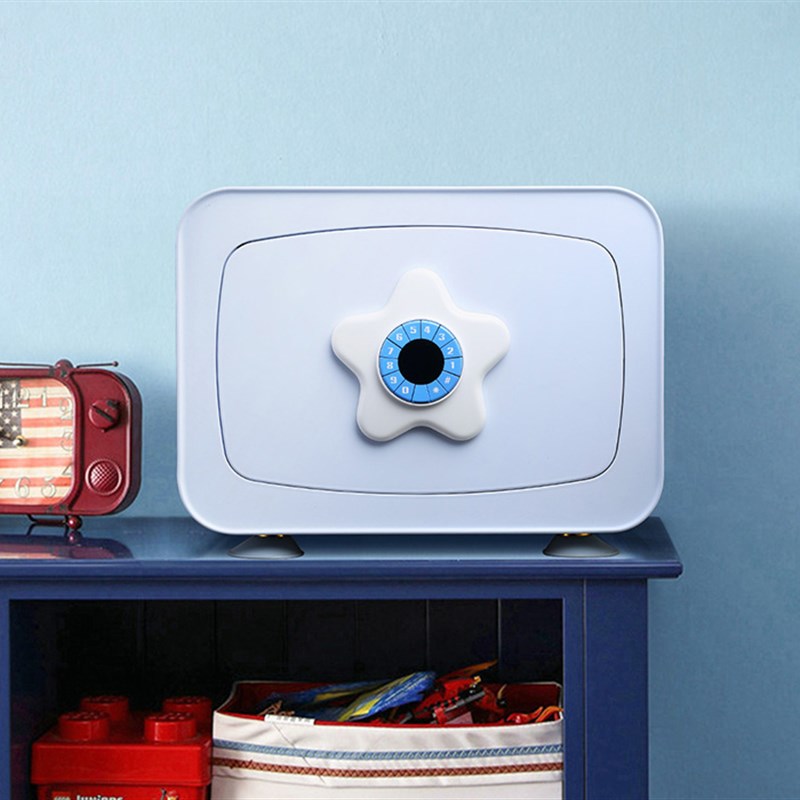 卡唛保险柜儿童投币家庭小型隐形家用电子密码25cm儿童迷你保险箱