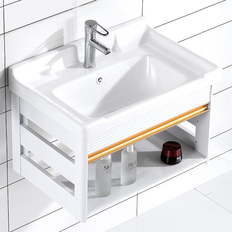 挂墙式洗手盆卫生间柜组合洗脸盆陶瓷小户型阳台家用简易洗漱面池