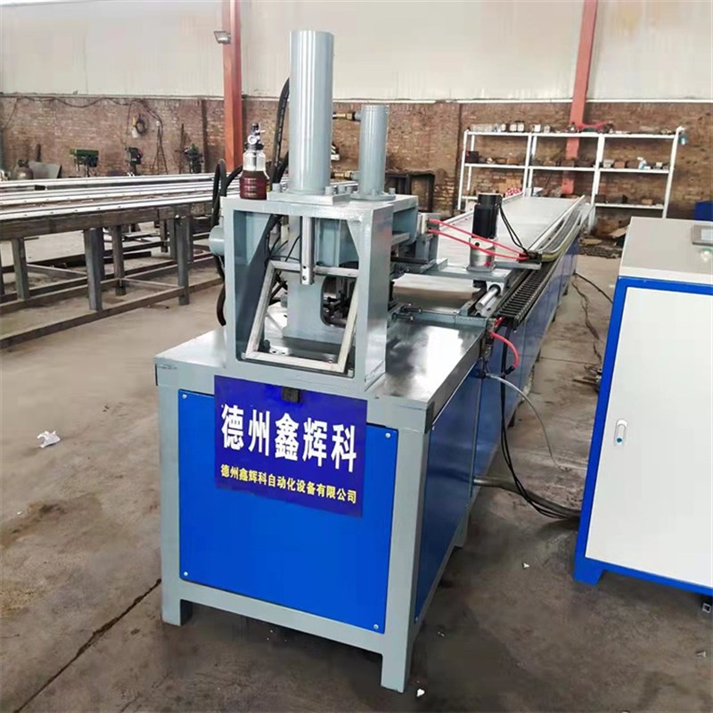 不锈钢方管45度切角机 液压方管冲角机折角机 数控方管切角机