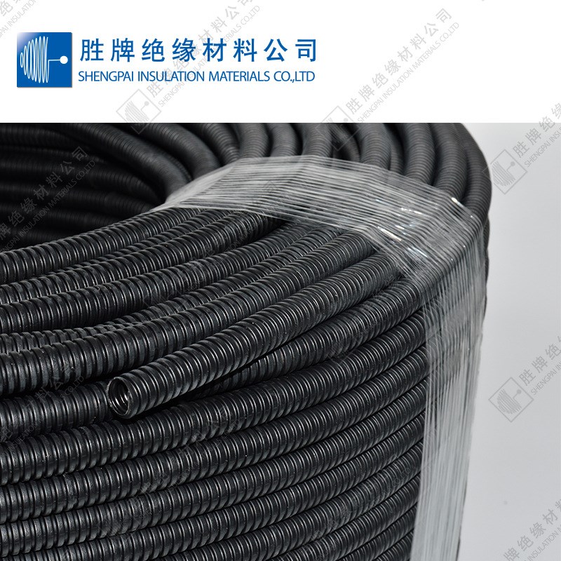 胜牌PA尼龙抗扭曲塑料波纹管  高阻燃新能源汽车线束保护穿线浪管