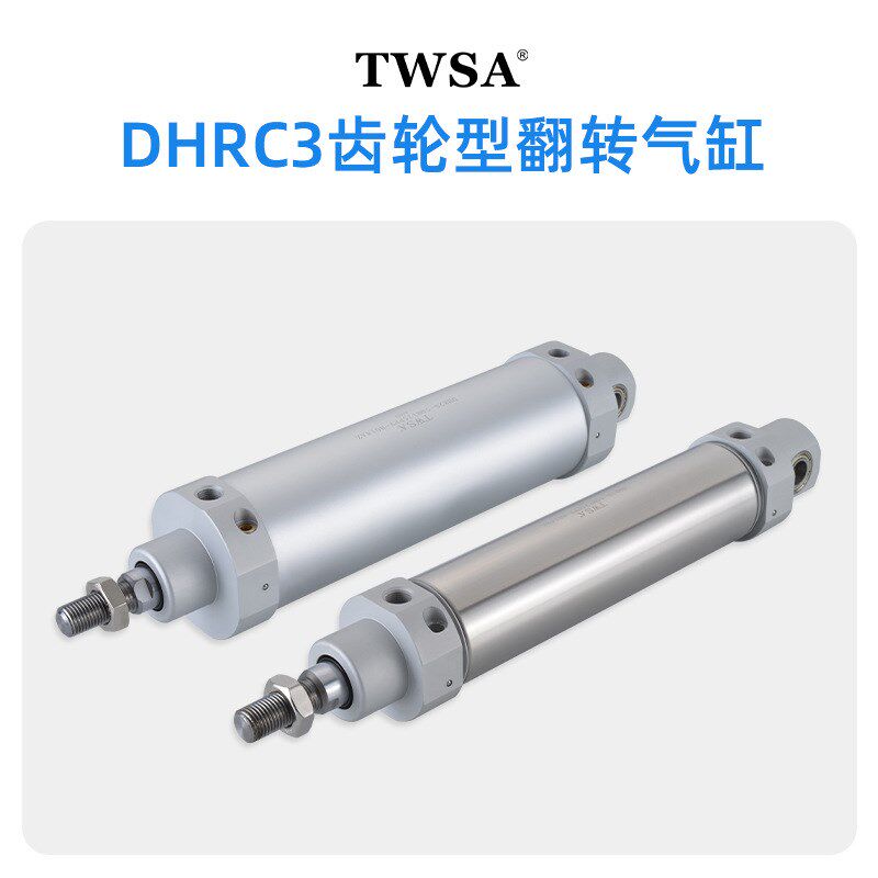 DHR2S机械手单杠摆臂气缸注塑机小斜臂配件耐腐蚀气缓冲气缸定制