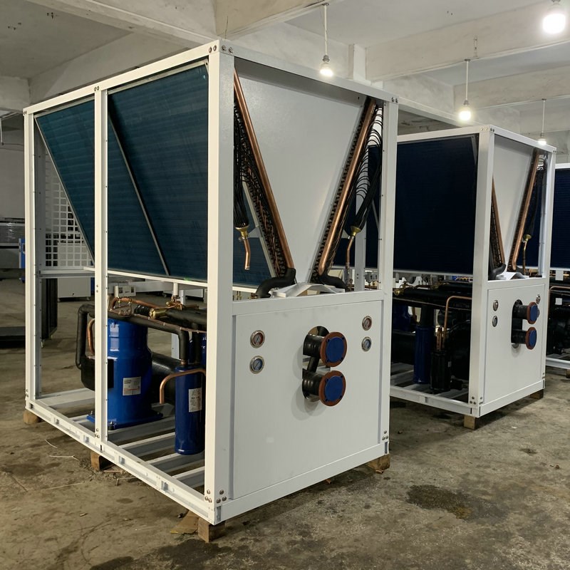 130KW风冷模块机组宾馆酒店公寓办公大楼商用模块机低噪中央空调