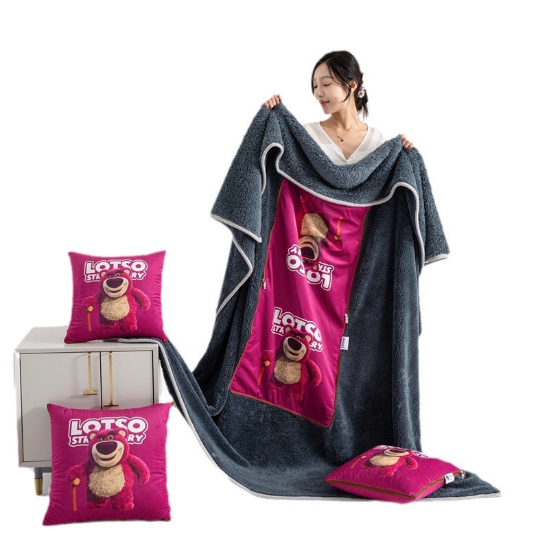 抱枕毯子两用毯子二合一办公室午睡小枕头沙发靠枕车用靠垫汽车内