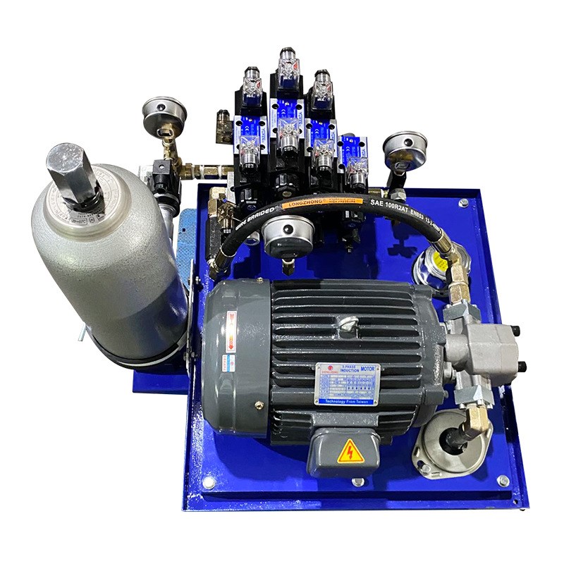 蓄能器补压液压站 油箱60L电机3.75KW液压系统泵站东莞厂家生产