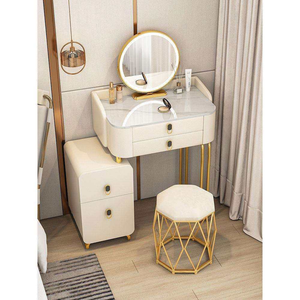 现代简约小户型实木岩板梳妆台卧室轻奢化妆桌收纳柜一体新款新品,电子元器件市场,其它元器件,淘宝优惠券,粉丝福利购,淘宝优惠卷