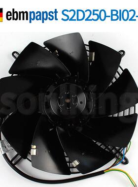原装ebmpapstS2D250-BI02-01230/400V100/140W外转子轴流风机