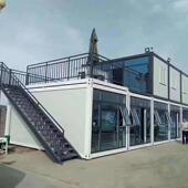 移动集装 箱房工建地简易住人打包箱板房临时仓库常规款 彩钢筑活动