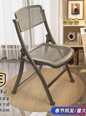 电椅舒适久折NUE叠靠背椅办公座椅学生宿舍坐子脑女生书椅桌学习