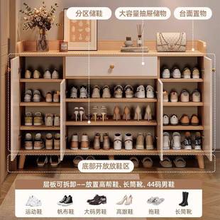 实木鞋柜门入口户2025新家B33FB12款用室内玄关收一体柜楼道电梯