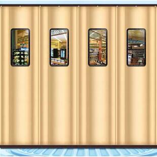 冬季革棉门帘发批家06用保温保皮暖挡风隔断隔挂帘音冷库避寒帘