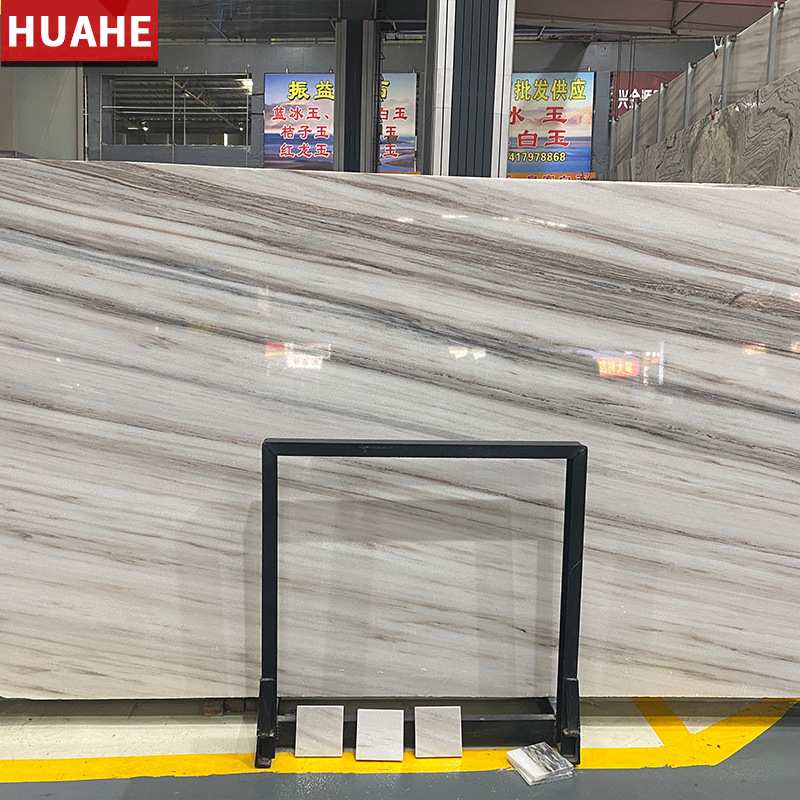 斜纹白金沙天然大理石板 石材飘窗奢石台桌面过门槛楼梯 加工