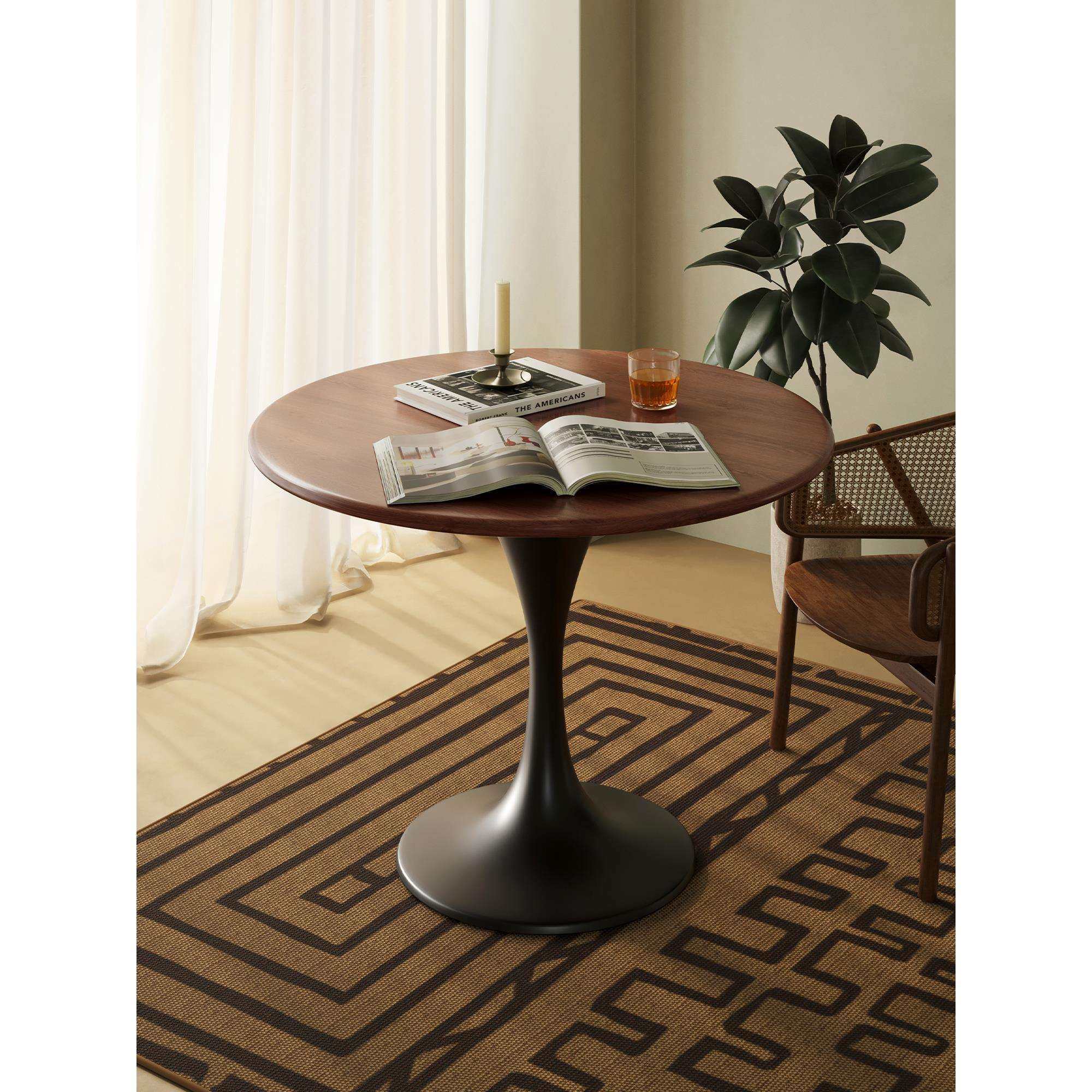 圆形餐桌家用客厅休闲咖啡桌洽谈桌子小户型出租屋阳台郁金香圆桌,电子元器件市场,其它元器件,淘宝优惠券,粉丝福利购,淘宝优惠卷