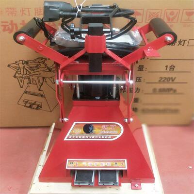 汽车轮胎扩胎机手动脚踏式带灯轮胎撑开器立式气动扩胎器补胎机