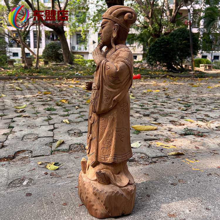 老料根雕越南黄檀木雕刻诸葛亮摆件原木挂霜陈年居家办公摆设现货