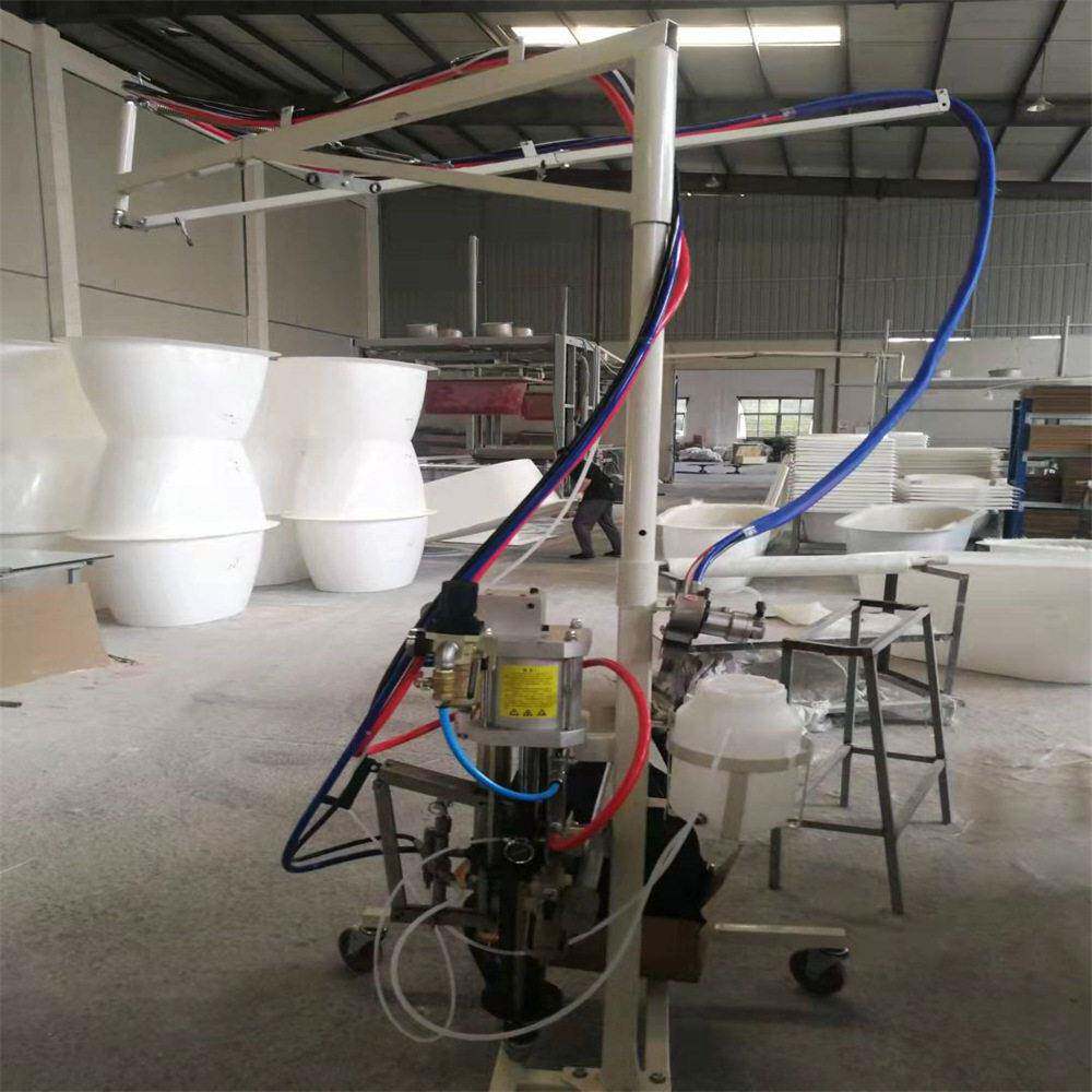 工业防腐玻璃钢纤维喷涂机 气动玻璃钢树脂喷涂机 卫浴洁具喷涂机