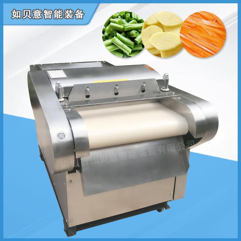 输送带式黄桃切丁机商用冻豆腐切块机现货供应黄瓜切片机