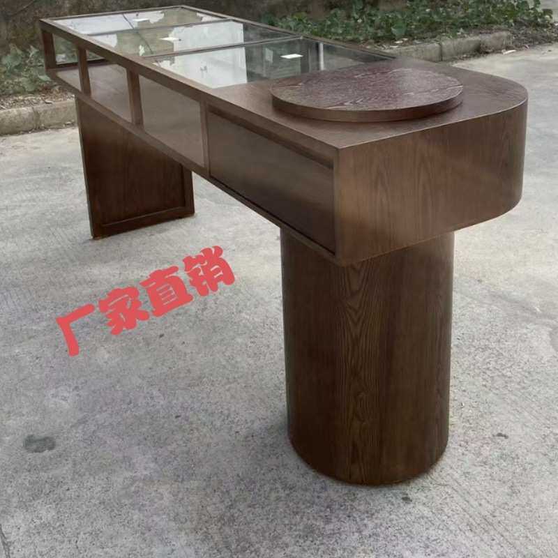 SJN服装店玻璃展示柜中岛台珠宝古玩玉器翡翠店陈列货架展示柜台