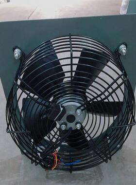 工业金属排气扇BLB-35220v出口处带百叶窗防水防虫485*485mm