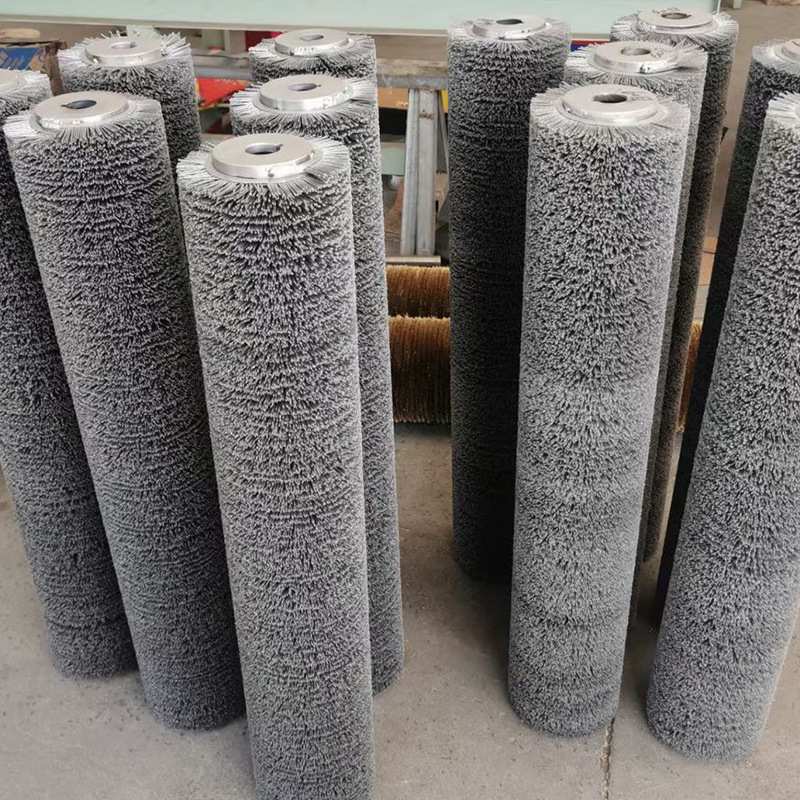 直供带轴毛刷辊工业除尘滚光伏板清扫器圆筒毛刷玻璃清洗机辊筒刷
