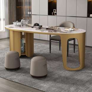 岩板茶桌椅组合现代简约茶台功夫小茶几办公家用泡茶桌套装一体化