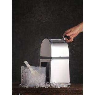 酒吧灵魂锡合金鸡尾酒冰咖啡奶茶手动碎冰机手摇冰块家用小型商用