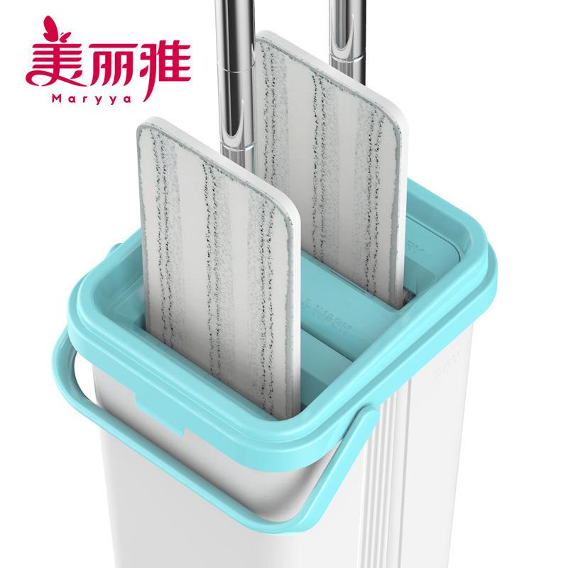 美丽雅灵动型洗刷刷平板刮水拖把