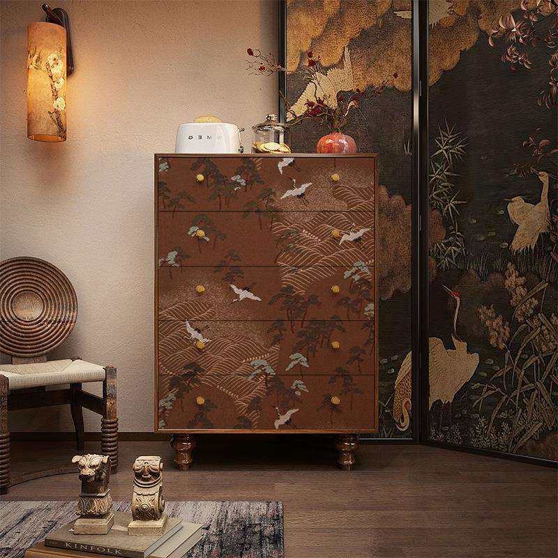 新中式实木五斗柜多层储物抽屉柜免安装立柜客厅卧室收纳柜子漆画,玩具/童车/益智/积木/模型,毛绒/玩偶/公仔/布艺类玩具,淘宝优惠券,粉丝福利购,淘宝优惠卷