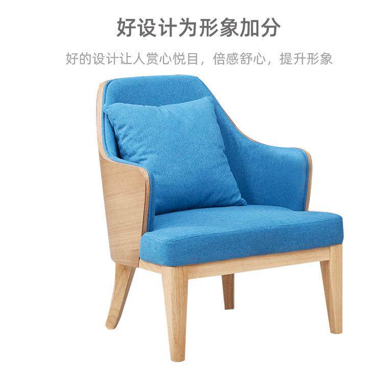 单人沙发椅北欧布艺沙发休闲椅创意客厅阳台设计师躺椅美式老虎椅
