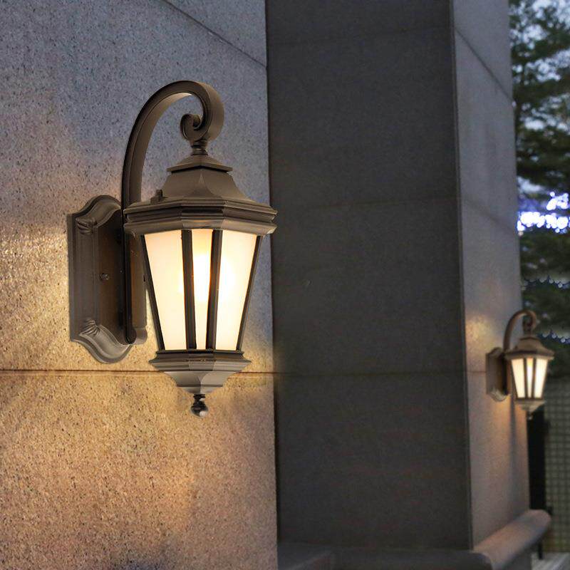 户外防水壁灯欧式LED简约大门室外墙庭院壁灯花园围墙阳台过道灯