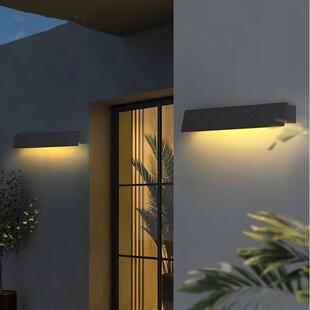 太阳能户外壁灯防水庭院壁灯别墅柱子壁灯室外大门壁灯简约门前灯