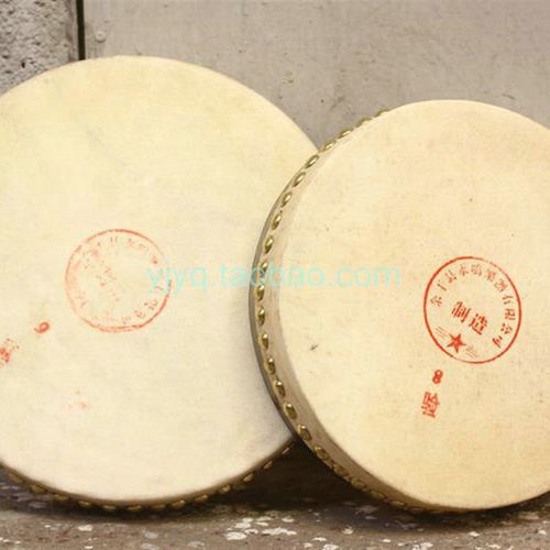 永鸣特厚牛皮单面鼓单皮鼓 半堂鼓道士鼓 单边鼓扁鼓 大号8寸9寸