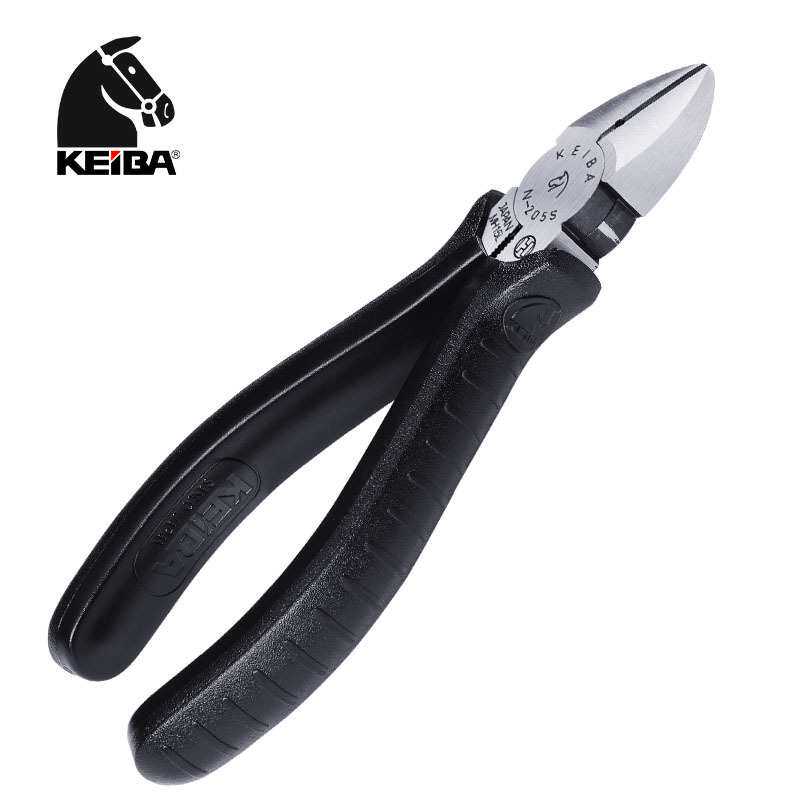 马牌(KEIBA) N-205S斜嘴斜口钳电工钳5寸重型可剥线斜咀钳133mm